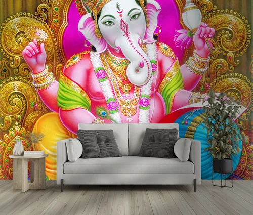 Boski Ganesh w harmonii kolorów