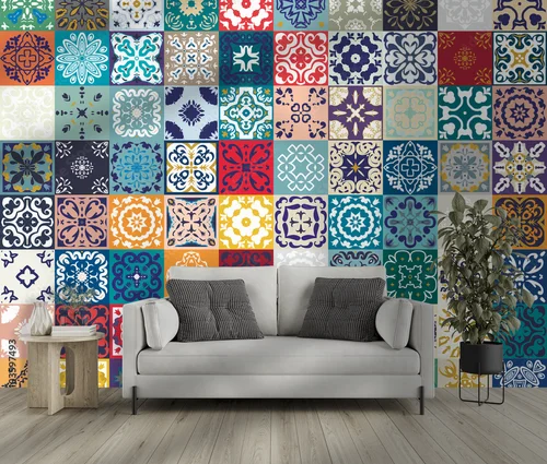 Zachwycający patchwork kwiatowy w orientalnych barwach