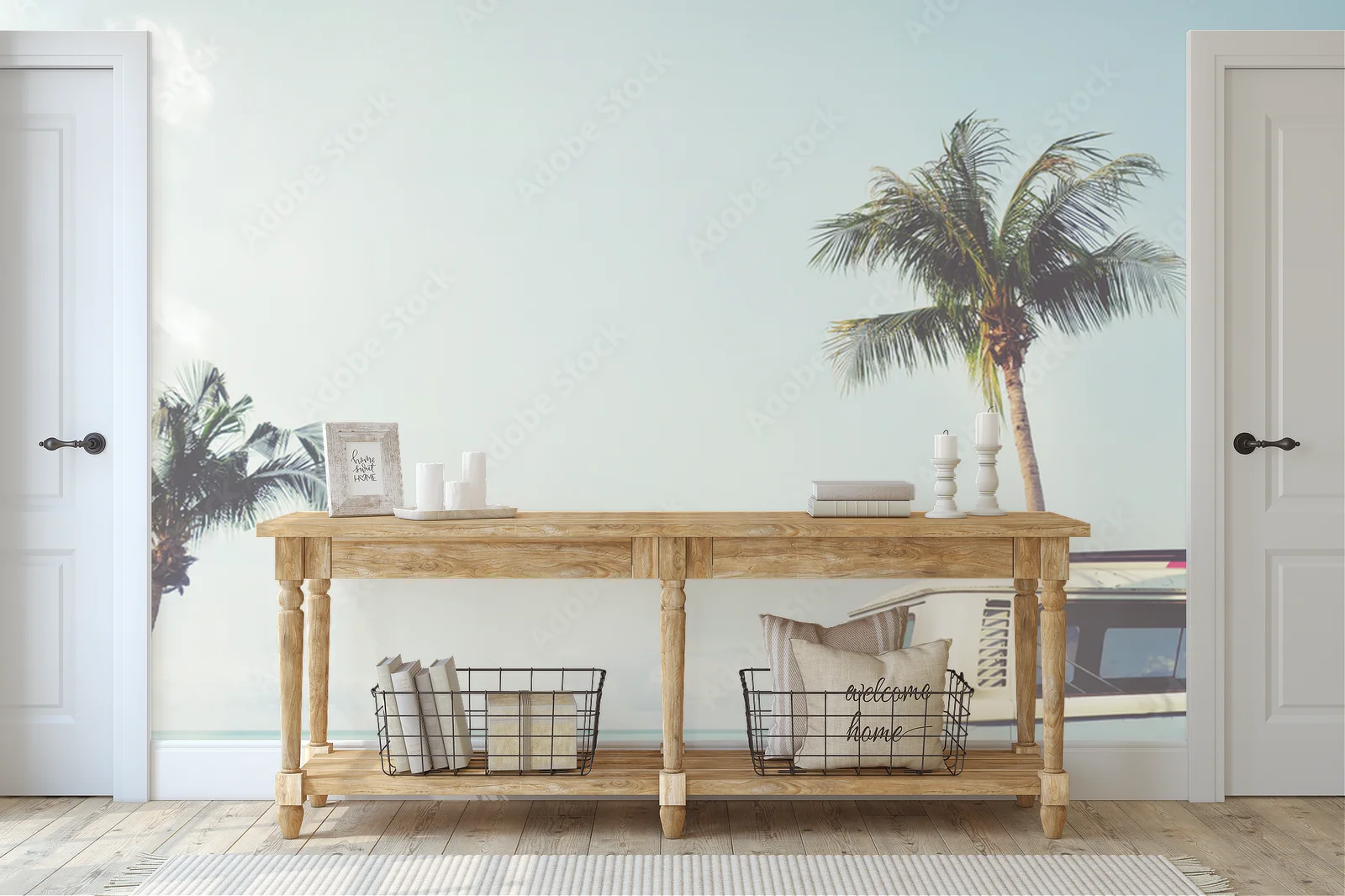 Podróż w Retro Stylu na Tropikalnej Plaży