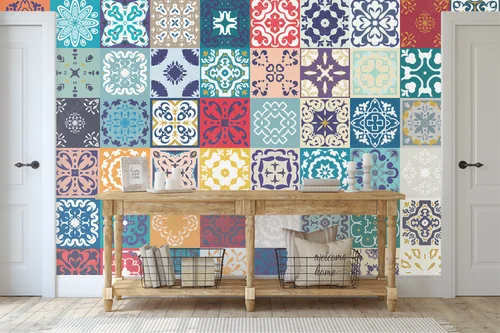Zachwycający patchwork kwiatowy w orientalnych barwach