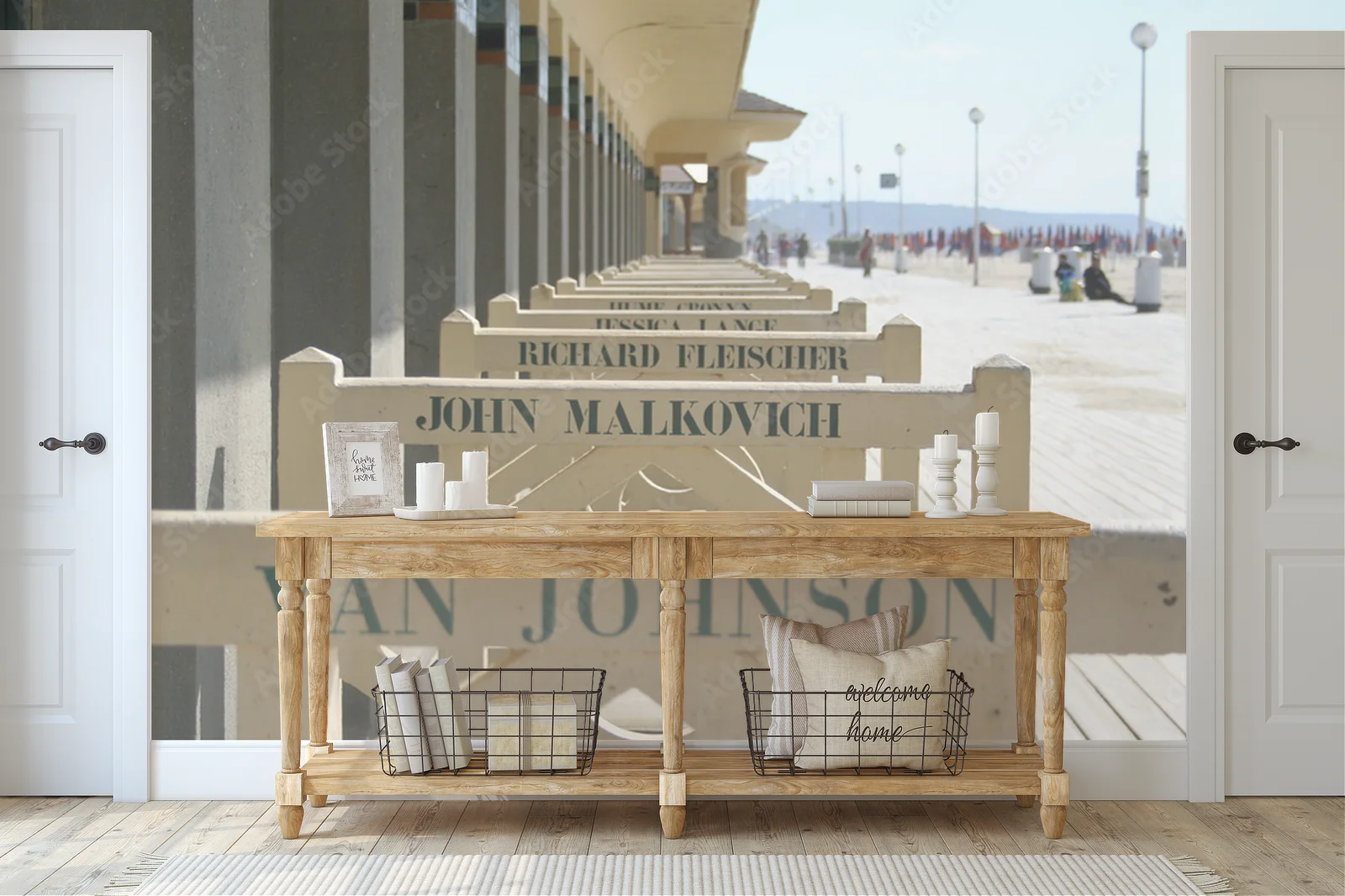 Promenada Deauville w subtelnych biało-niebieskich tonach