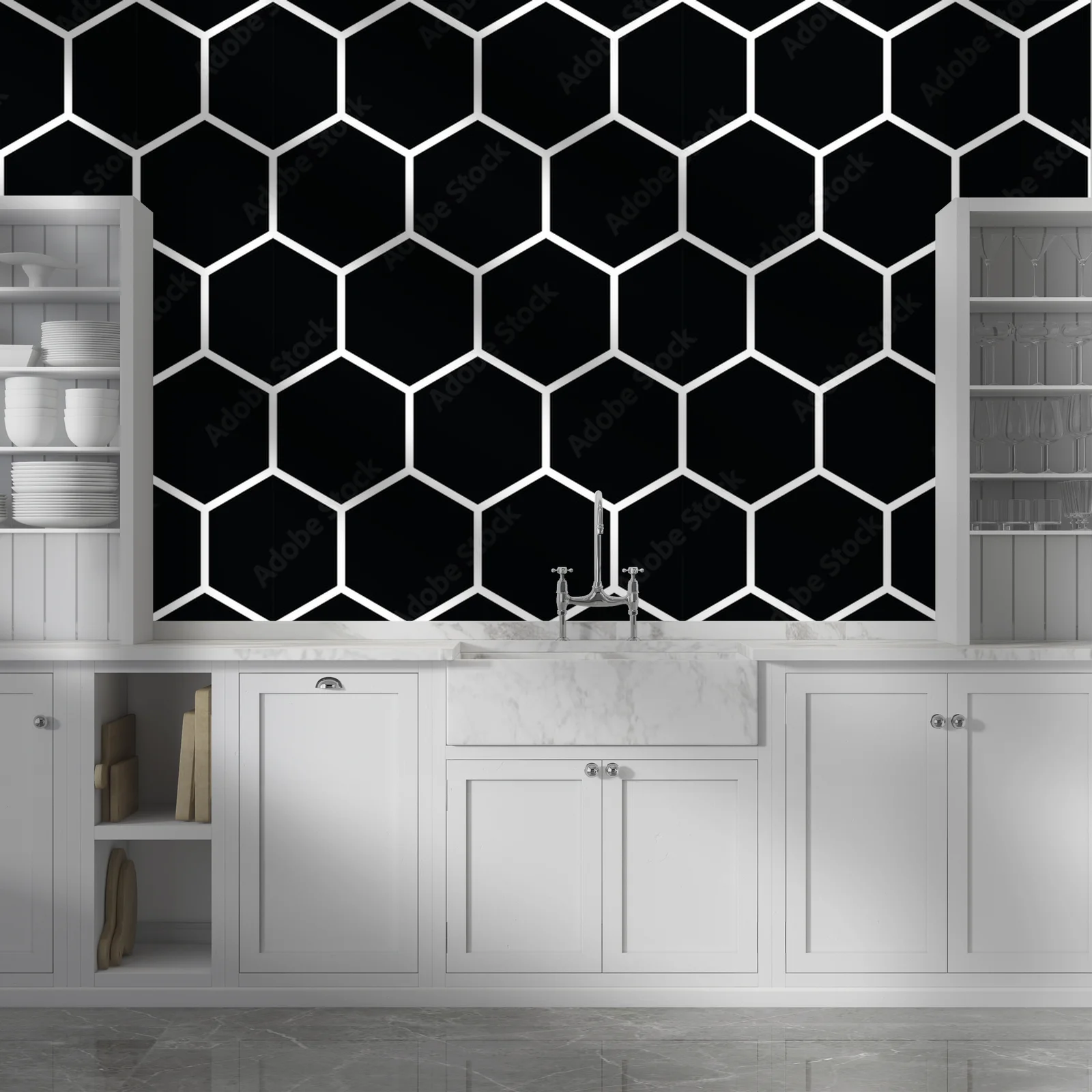 Elegancja geometryczna w monochromatycznych odcieniach