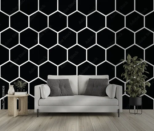 Elegancja geometryczna w monochromatycznych odcieniach