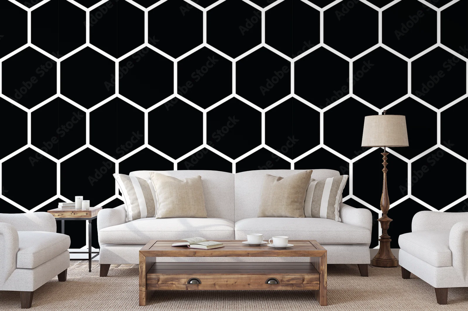 Elegancja geometryczna w monochromatycznych odcieniach