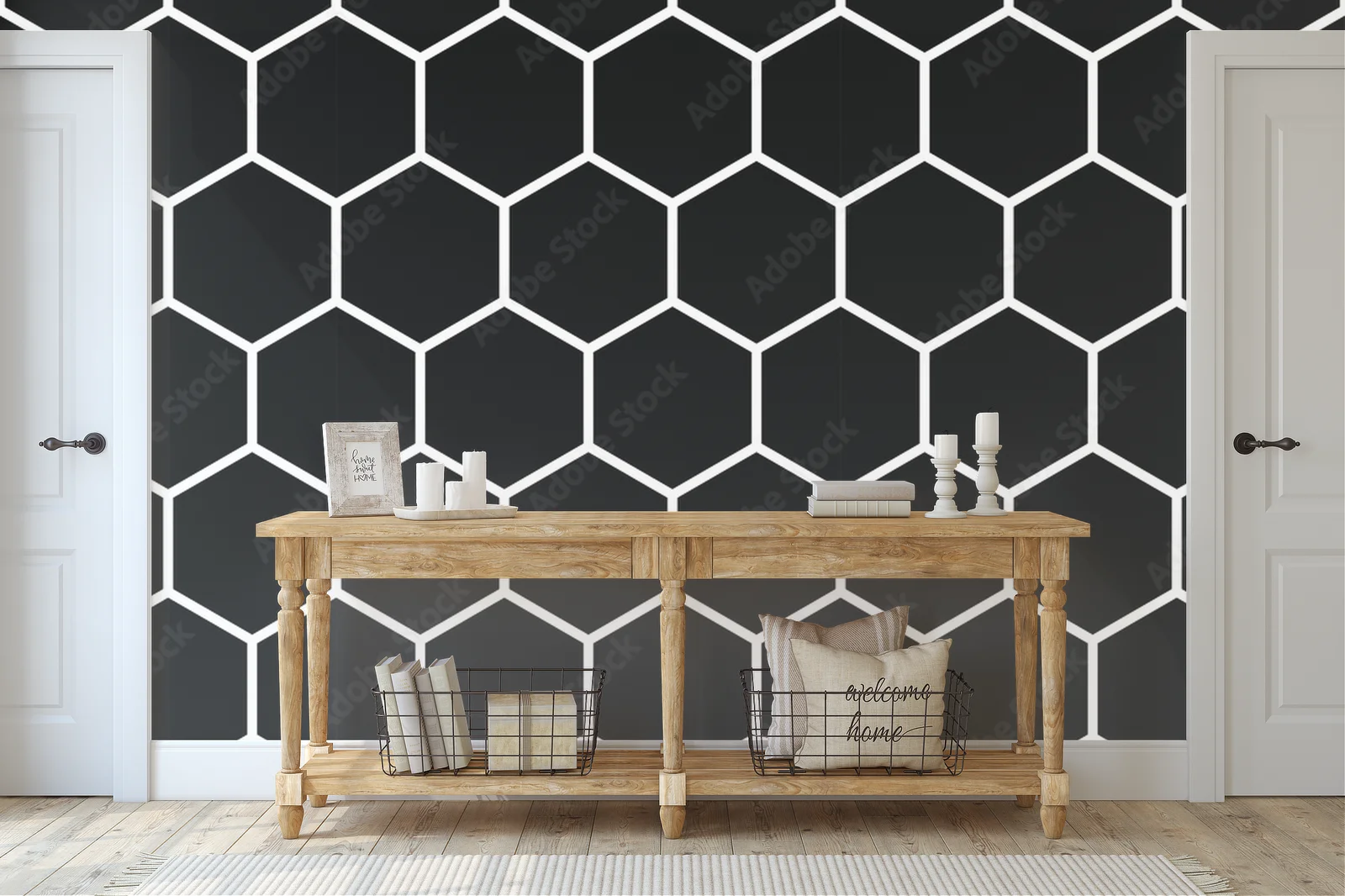 Elegancja geometryczna w monochromatycznych odcieniach