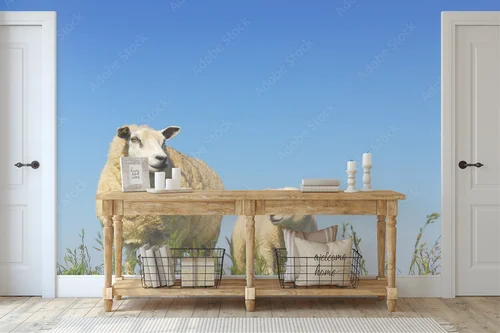 Sielankowy krajobraz w pastelowych odcieniach