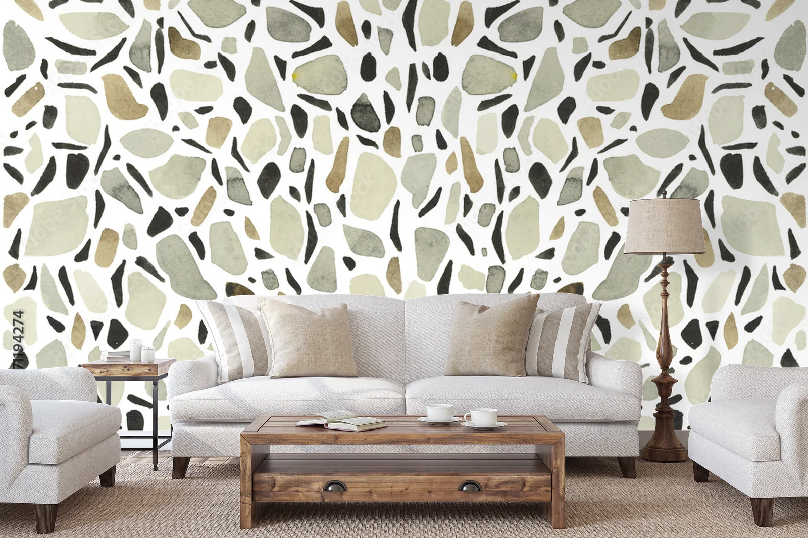 Elegancka harmonia bieli z terrazzo w unikalnym stylu