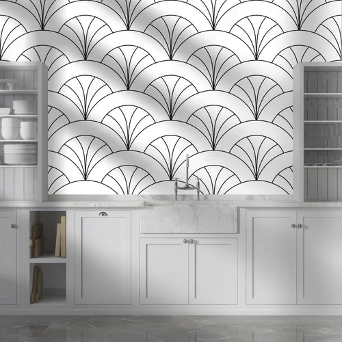 Elegancka harmonia bieli i czerni