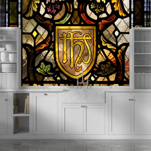 Mosaic w intensywnych odcieniach światła