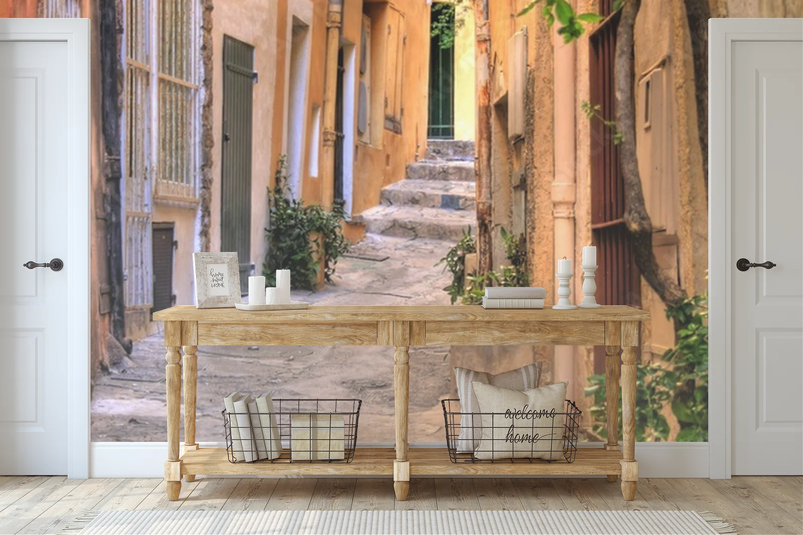 Urokliwy pejzaż Saint-Tropez w odcieniach brązu