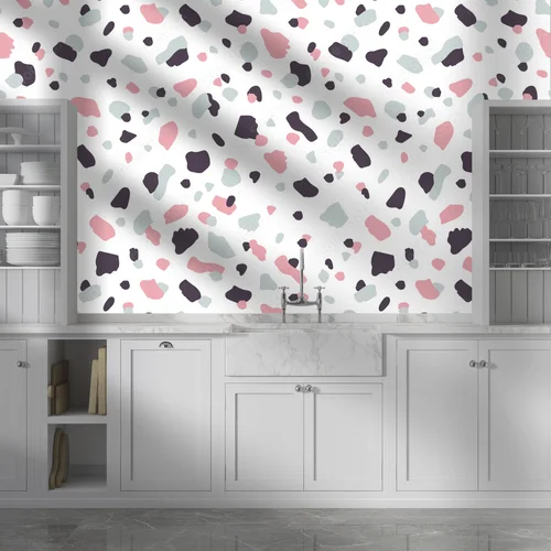 Nowoczesny styl terrazzo w eleganckich odcieniach