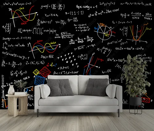 Czarne tablice pełne matematycznych szkiców
