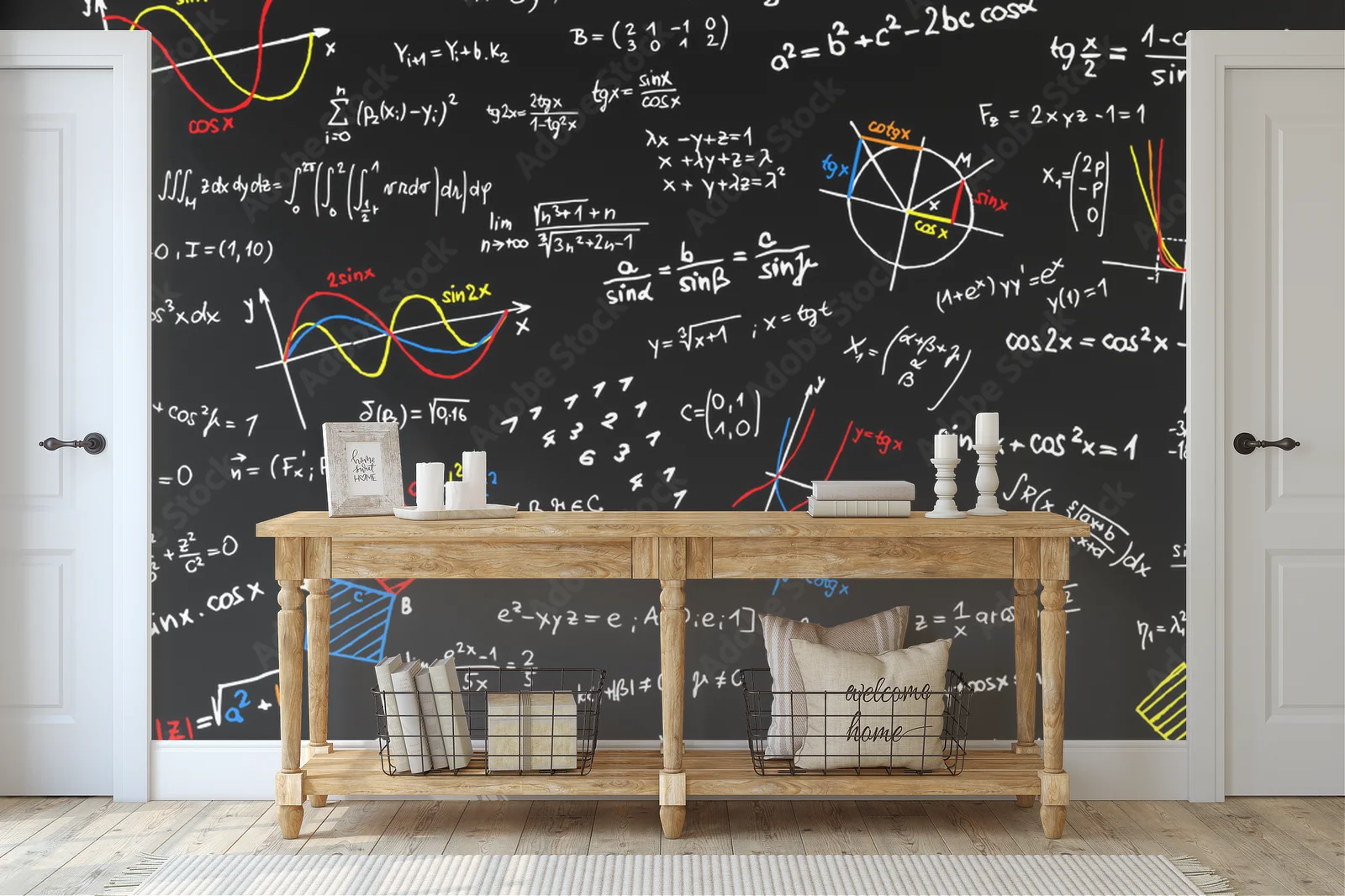 Czarne tablice pełne matematycznych szkiców