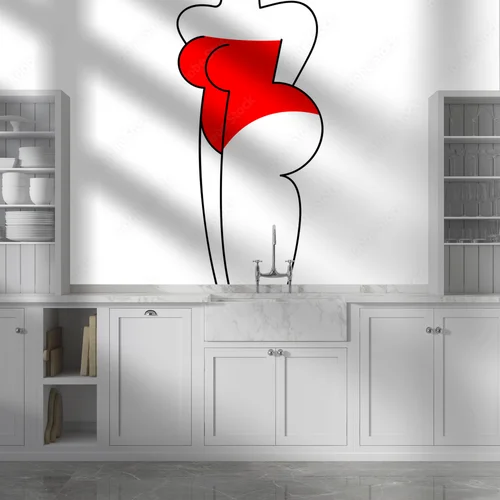 Elegancka sylwetka w subtelnych odcieniach