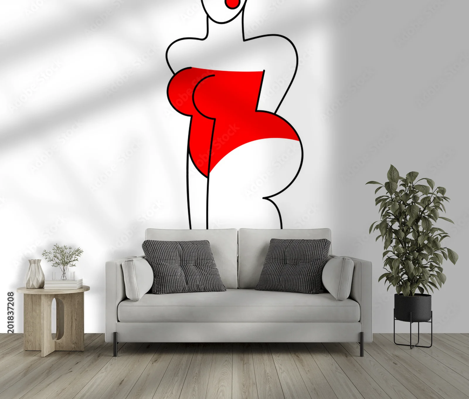 Elegancka sylwetka w subtelnych odcieniach