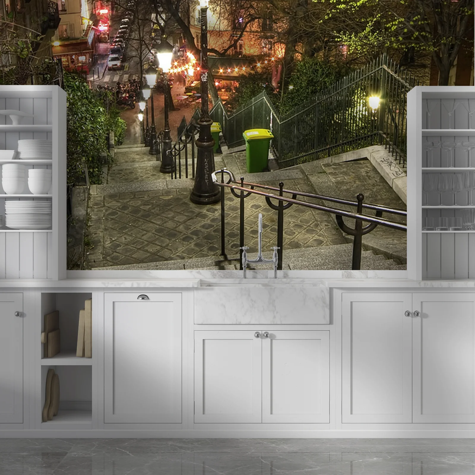 Nocny urok Montmartre w zachwycających barwach