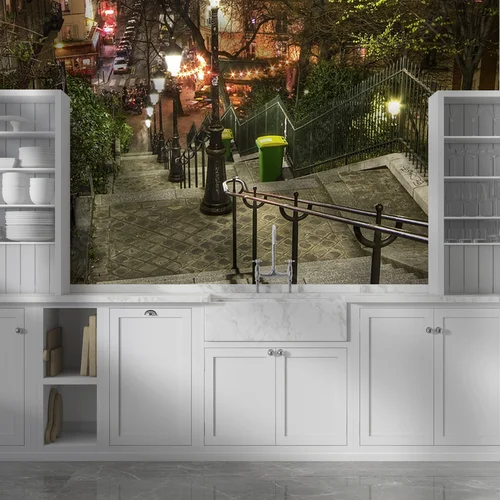Nocny urok Montmartre w zachwycających barwach