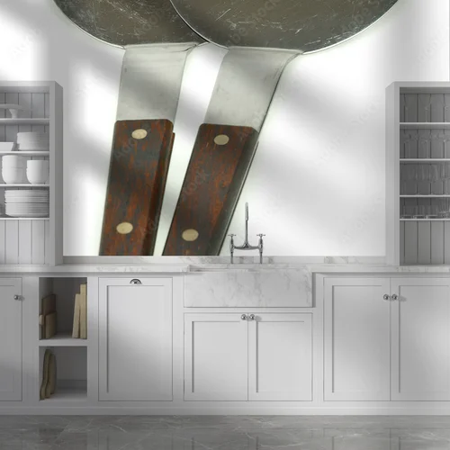 Elegancka harmonia bieli w minimalistycznym stylu