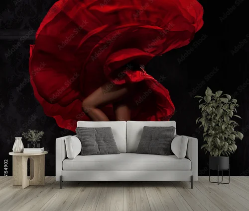 Pasja flamenco w eleganckiej czerni