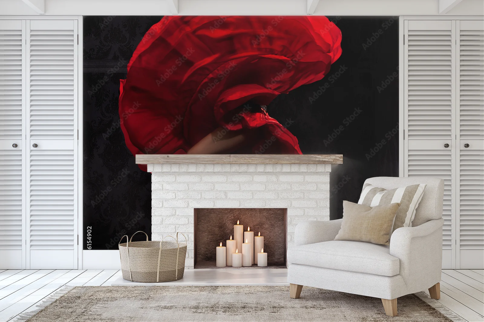 Pasja flamenco w eleganckiej czerni