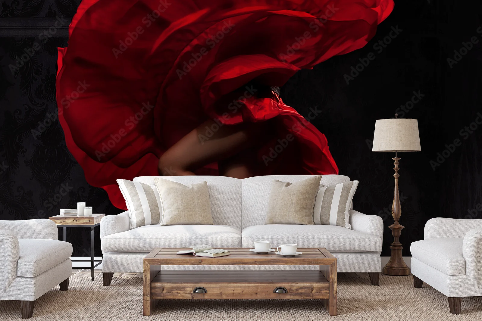 Pasja flamenco w eleganckiej czerni