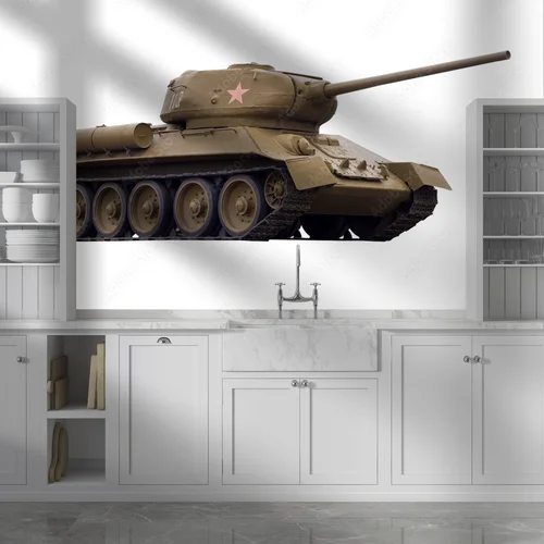 Legendarny T-34-85 w białej harmonii