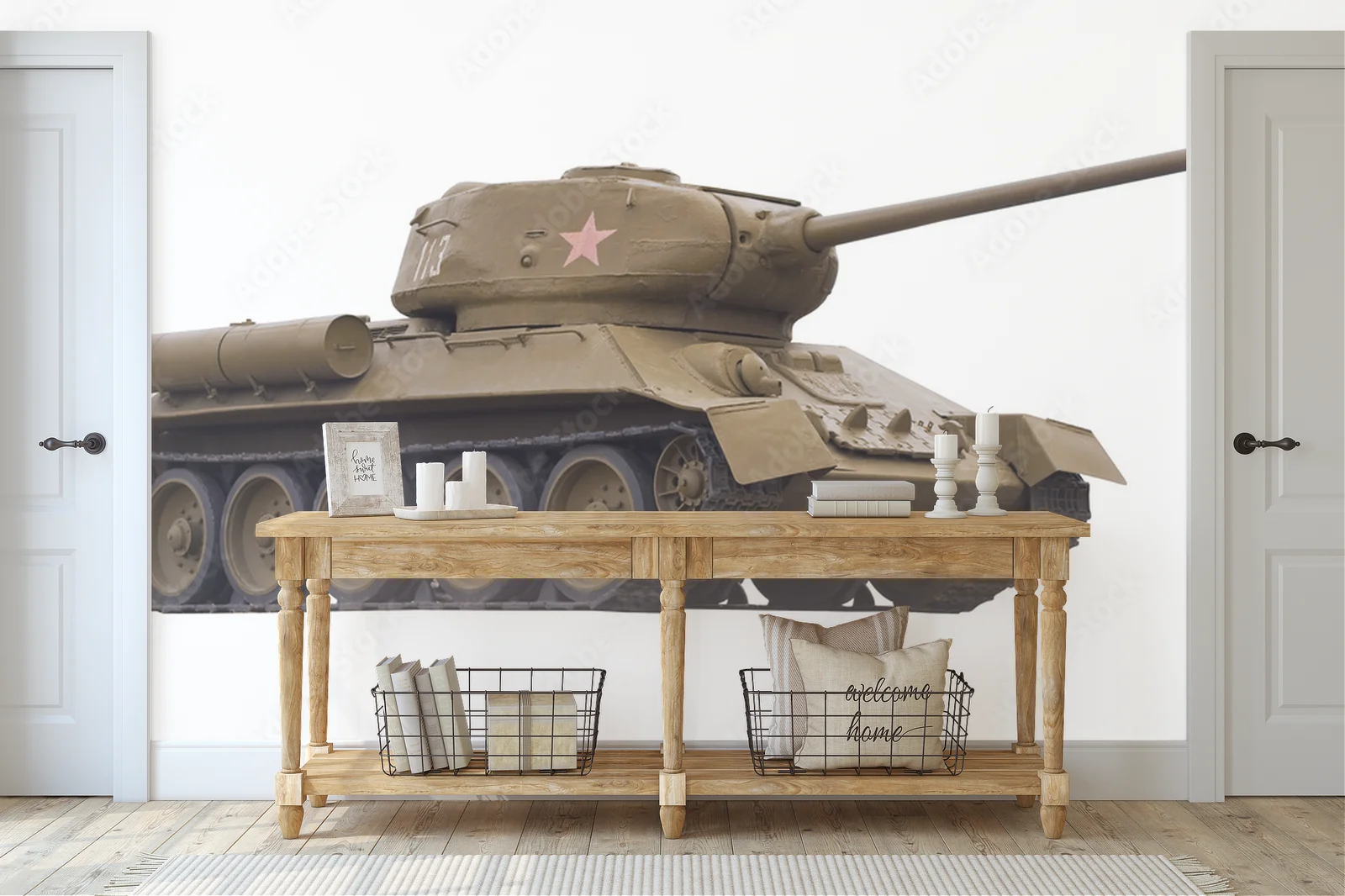 Legendarny T-34-85 w białej harmonii