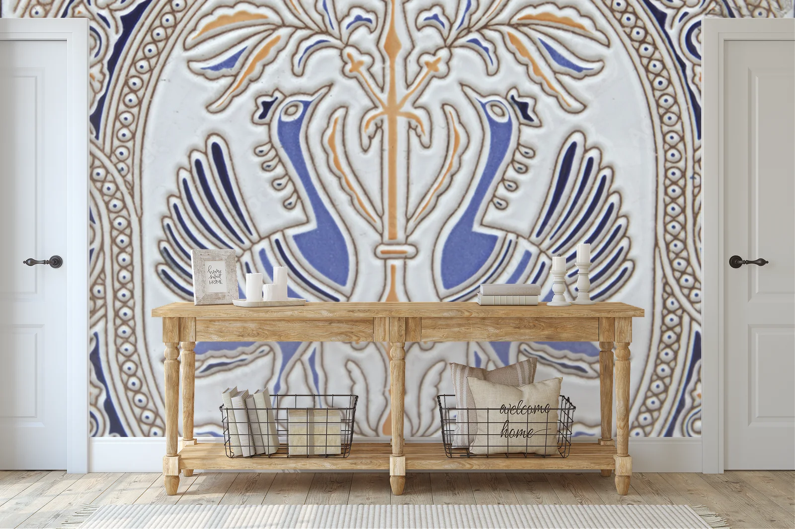 Elegancka harmonia pasteli w azulejo