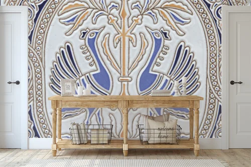 Elegancka harmonia pasteli w azulejo