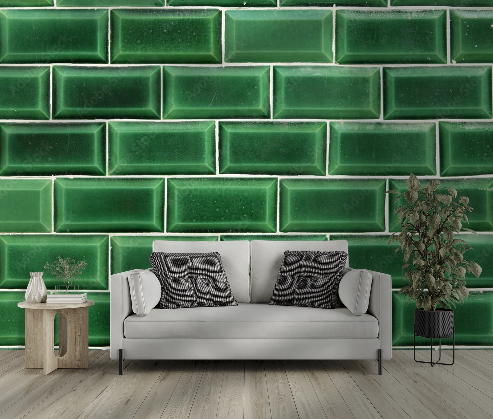 Zielona harmonia w subtelnych odcieniach