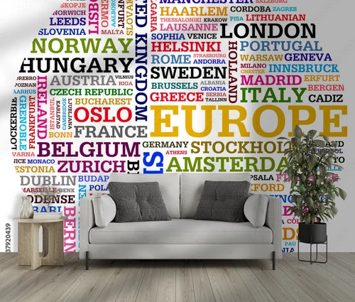Wizjonerska mapa Europejskich miejscowości
