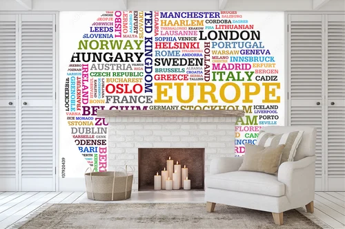 Wizjonerska mapa Europejskich miejscowości