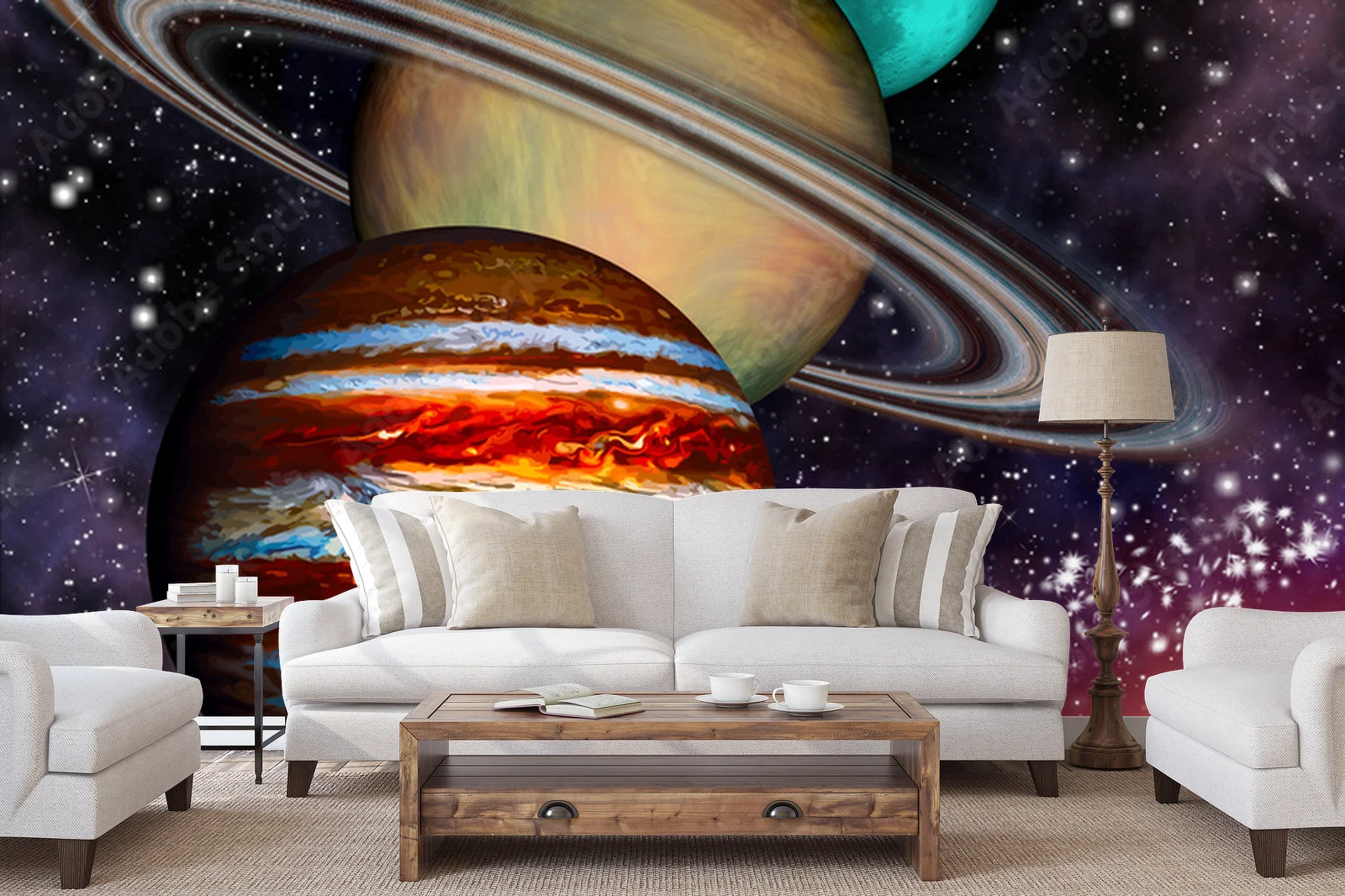 Kosmiczna harmonia: 9 planet w galaktycznej scenerii