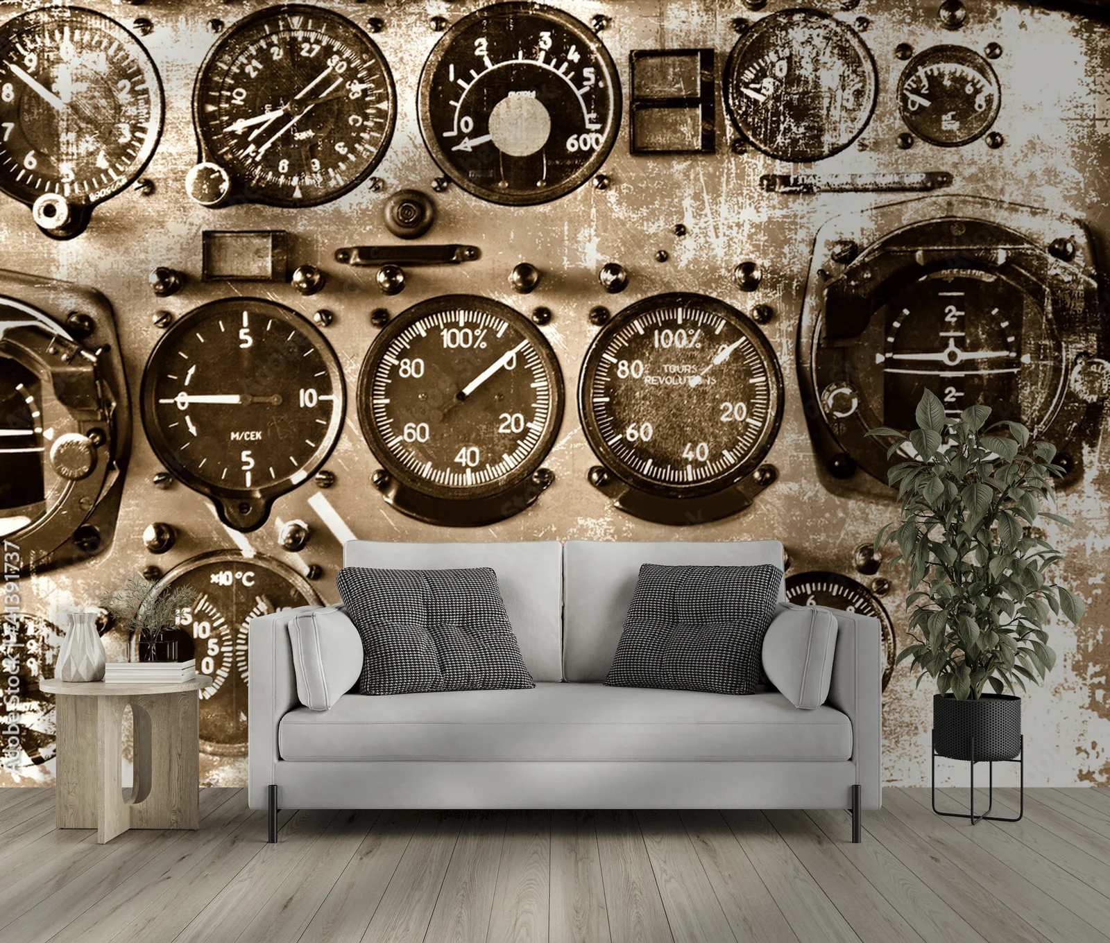 Retro awiacyjny klimat w eleganckiej palecie