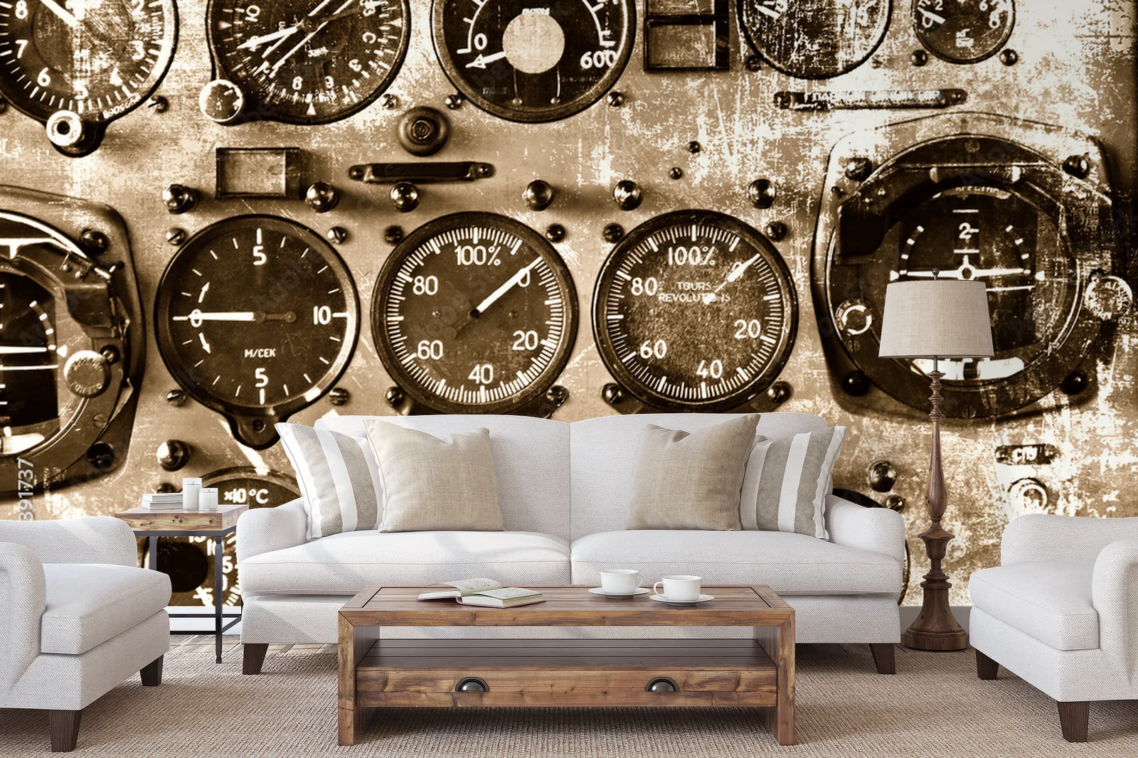 Retro awiacyjny klimat w eleganckiej palecie