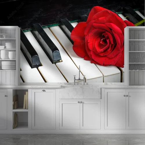 Muzyczna elegancja: róż w harmonijnej tonacji