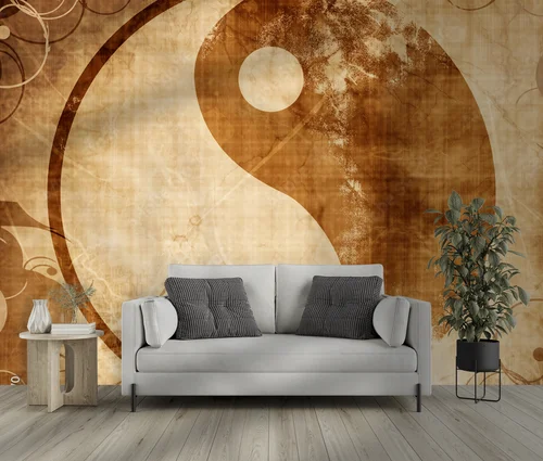 Harmonia w lśniących odcieniach yin yang