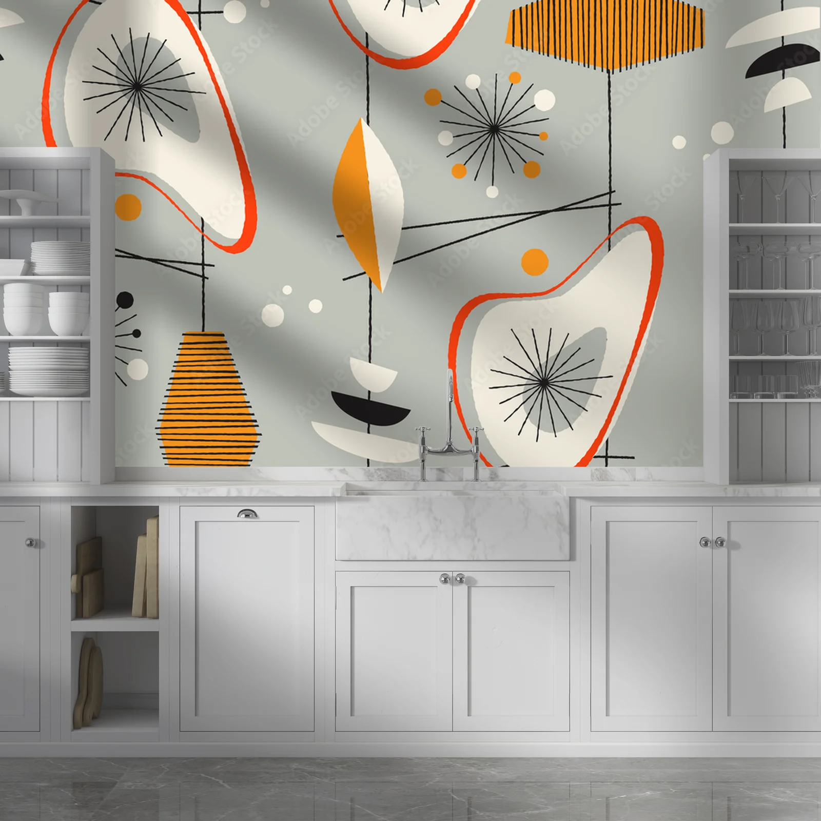 Vintage Inspirowane Motywy w Subtelnych Odcieniach
