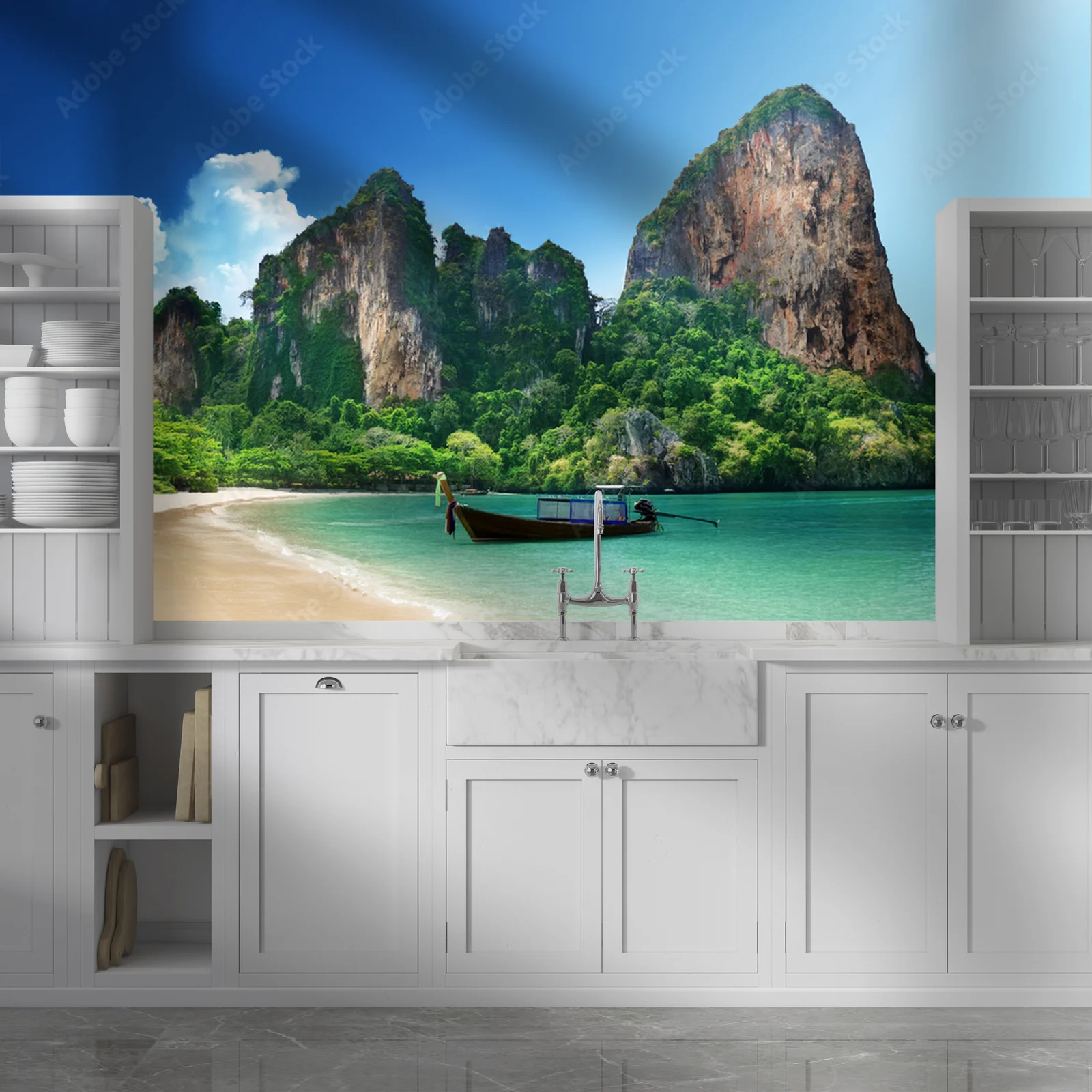 Tropikalny raj na plaży Railay w Tajlandii