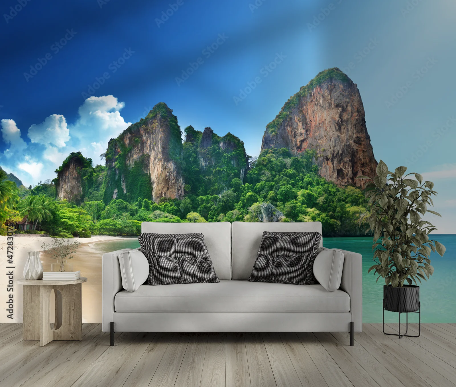 Tropikalny raj na plaży Railay w Tajlandii
