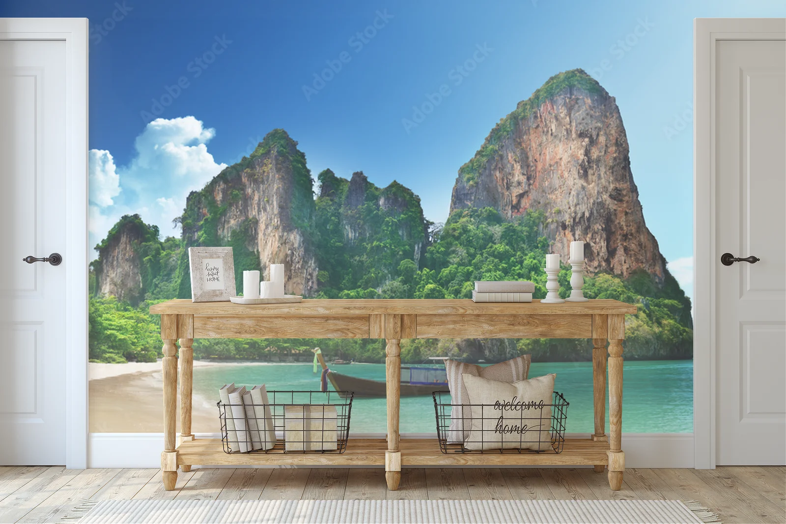 Tropikalny raj na plaży Railay w Tajlandii