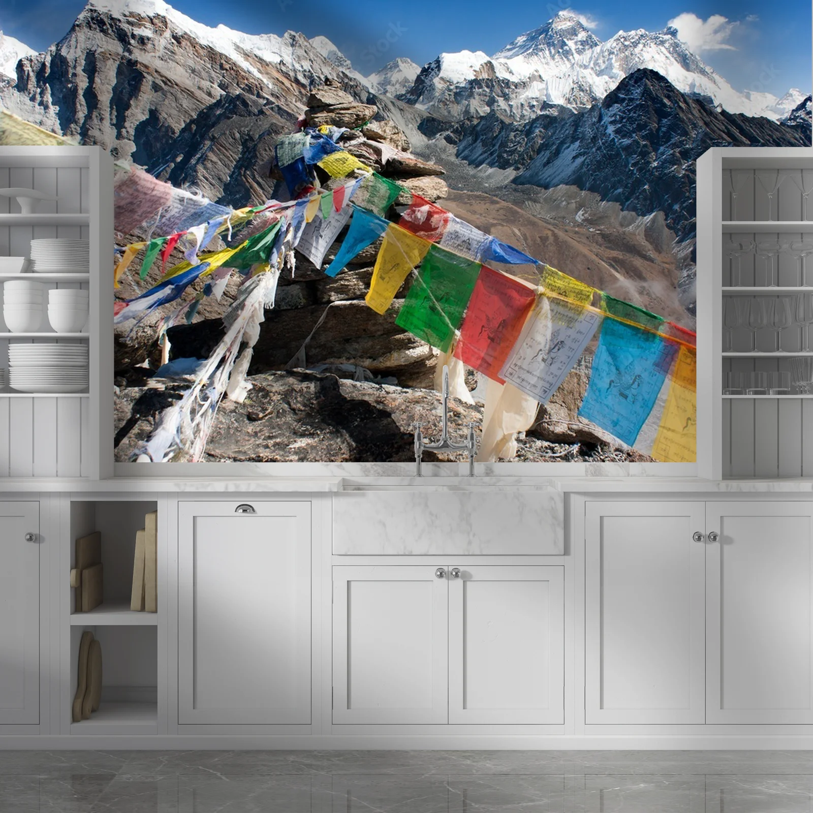Niebiańska panorama Everestu z Gokyo Ri