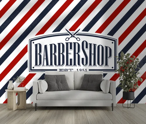 Elegancka nostalgiczna aranżacja w barbershopie