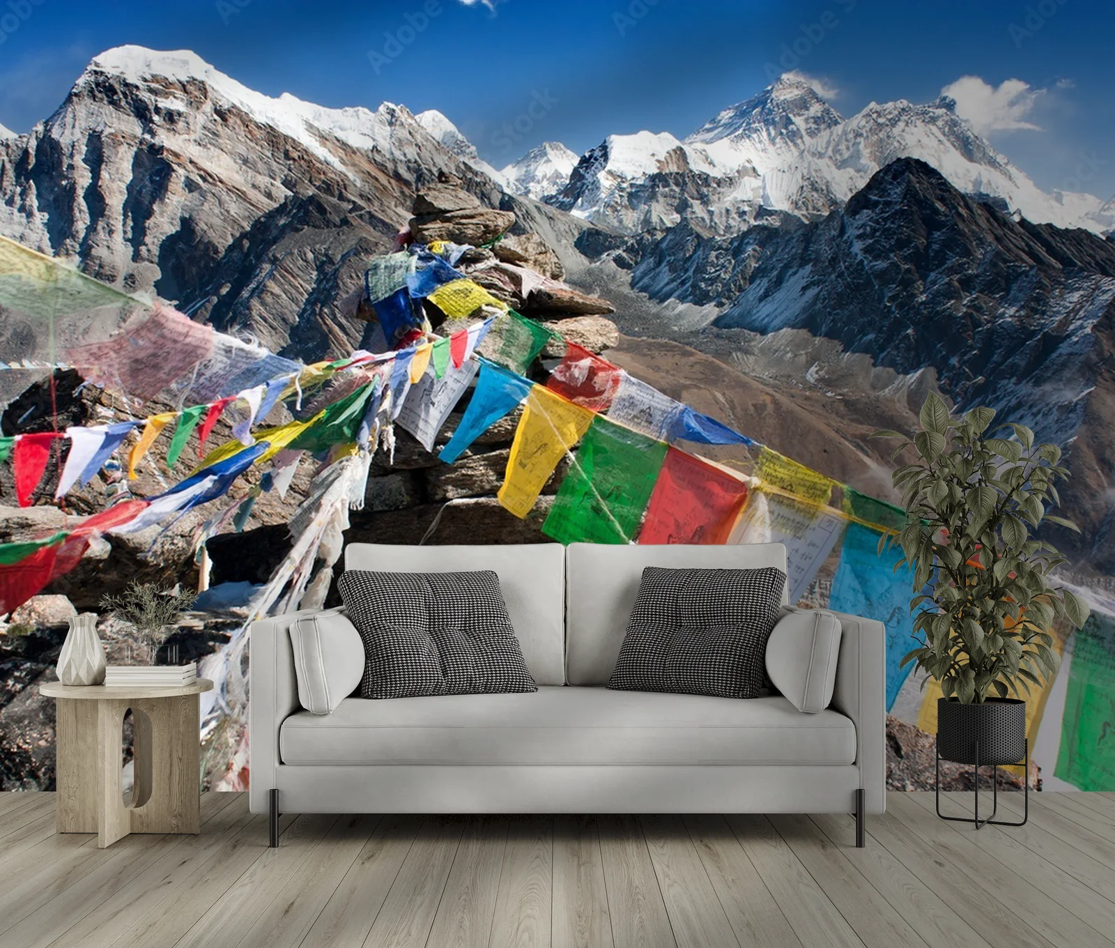 Niebiańska panorama Everestu z Gokyo Ri