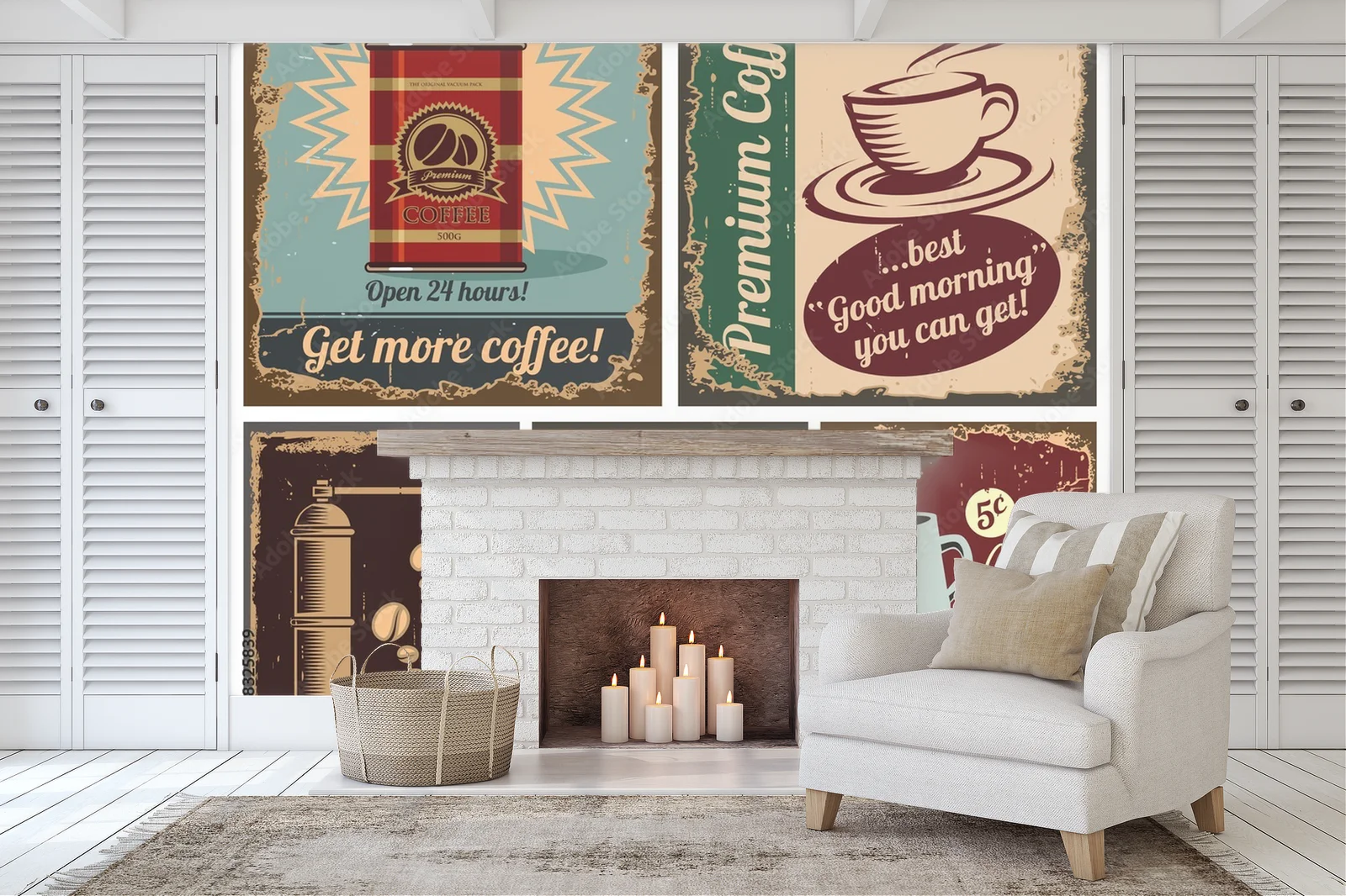 Vintage coffee posters: nostalgiczne piękno i styl