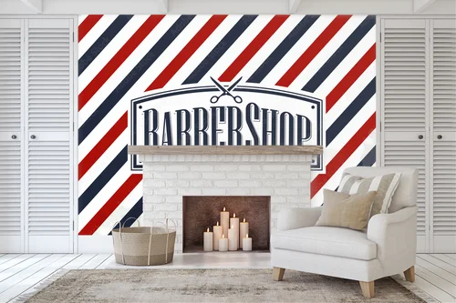 Elegancka nostalgiczna aranżacja w barbershopie
