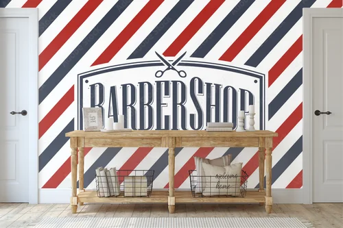 Elegancka nostalgiczna aranżacja w barbershopie