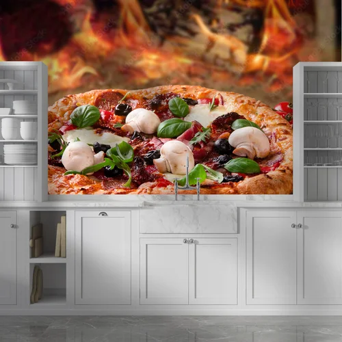 Niezapomniana włoska pizza na rustykalnym stole