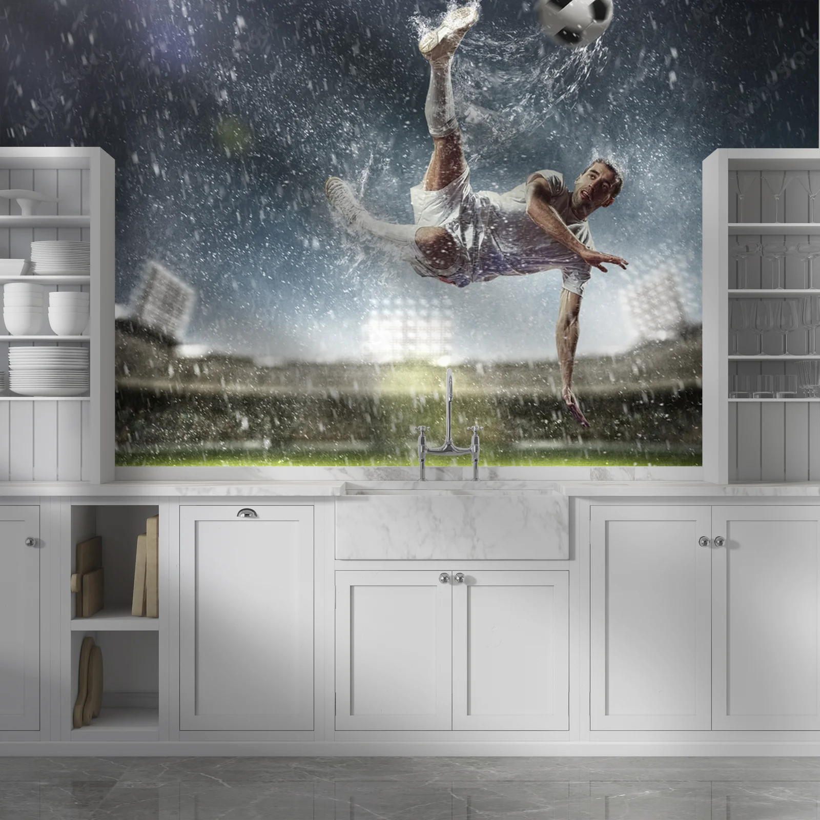 Ekspresyjny futbol w mrocznych odcieniach