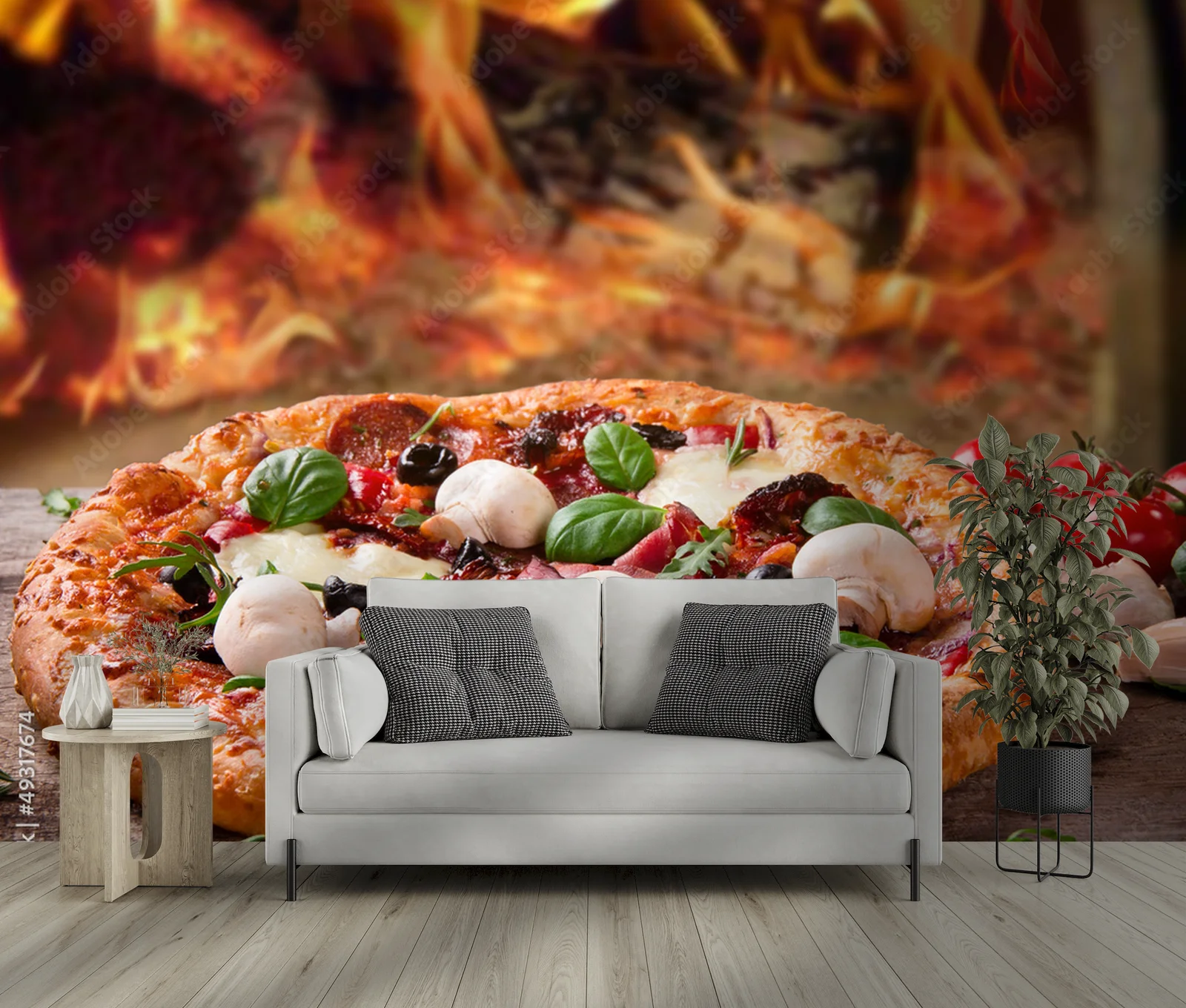 Niezapomniana włoska pizza na rustykalnym stole